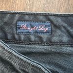 st. john's bay Black Denim Straight Leg Jeans by  size 10 Photo 5