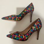 Kate Spade Valerie Rainbow Multicolor Sequin High Heel Pointed Toe Pumps NEW 9.5 Photo 5