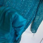 Black Tie made by He Ro Industries silk beaded dress Vtg NWT Holliday Size 14 Photo 11