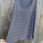 Fenn Wright Manson Tank Top Womens Large Grey Rhinestone Embellished Spring Fall Photo 3