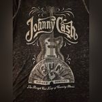 Johnny Cash Sun Record Company Black Tee Shirt Size M Photo 2