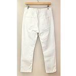AGOLDE Riley High Rise Straight Crop Denim Sour Cream White Jeans Photo 8