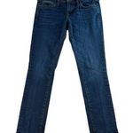Pilcro and the Letterpress Size 29 Jeans Skinny Straight Leg Low Rise Stretch Blue Photo 0