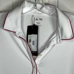 Adidas White And Pink Golf Polo Shirt Photo 5