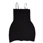 Aritzia  Babaton Black Spaghetti Sculpt Knit Mini Bodycon Dress size Small Photo 6