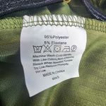 Green Striped Velvet & Black Lace Bodysuit (M) Size M Photo 4