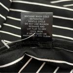 Sandro Studio Striped Mini Skirt Chevron Panel Stretch Black White M Photo 3