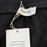 Everlane  Luxe Fleece Wide-Leg Sweatpant in Black, Size Large Photo 7