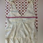 Hello Molly NWT  / Dress Forum Polka Dot Ruffle Ivory Dress Size Medium Photo 5