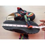 Farm Rio CASHEW PLATFORM MULE IN CASHEW BLACK size 7.5 Photo 1