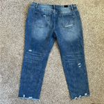 Flamingo NWT  Blue Denim Distressed Jeans XXL Size 16 Photo 3