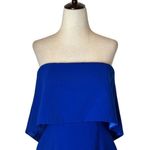 Jay Godfrey Dress Women 6 Blue Strapless Cobalt Viola Mini Sheath Cocktail Party Photo 4