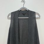 Eileen Fisher Charcoal Knit Cardigan vest Size XS Photo 1