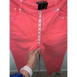 Tommy Bahama  Women's Capri Pants Size 14 Coral Pink Casual Summer Photo 6