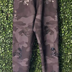 Ultracor  Womens Black Camo High Waist Leggings Size XS Skulls Photo 0