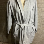 New Savage X Fenty Gray Hoodie Robe Wrap Lounge Wear XS S Size undefined Photo 0