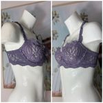 Victoria's Secret Victoria’s Secret Dream Angels Wicked Lace Unlined Push Up Bra Purple 36C Photo 5