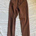 Meshki  brown straight leg jeans size 0 Photo 1