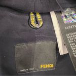 Fendi Navy blazer Jacket with croc embossed Buttons Photo 7