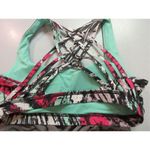 Lululemon tank top gray w/contrast built in bra sz 4 Gray Photo 3