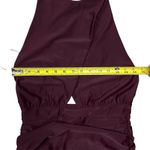 Tiger Mist NWT  Women's Halter Backless Ruched Bodycon Dress Purple M Cocktail Photo 11