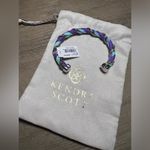 Kendra Scott • MASIE FULL CUFF BRACELET • RHODIUM PERWINKLE MIX • NWT Photo 1