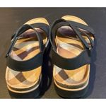 Skechers Womens Size 7 Lifted Comfort Black Slingback Sandals Hook Loop Beach Photo 3