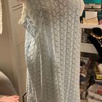 100 percent cotton knit crocheted dress Blue Size XL Photo 0