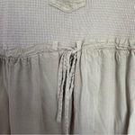 Vintage CDC Mixed Media Sleeveless Maxi Dress Size 8 Neutral Lagenlook Minimal Photo 4