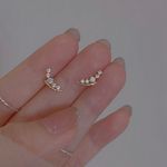 Small Mini CZ Cubic Zirconia Stud Earrings for Women Girls,Tiny Cute Earrings Photo 2