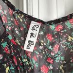 Rat & Boa  Floral Sheer Mini Dress Photo 6