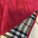 Burberry  LONDON Women’s Red Diamond Quilted Jacket Size S Photo 10