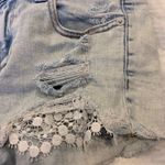 American Eagle Lace Ripped Jean Shorts  Photo 4