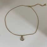 R. J. Graziano Rhinestone Heart Pendent‎ Necklace 16” Photo 2