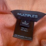 Multiples  shimmer full zip lightweight linen‎ blend blazer. Photo 4