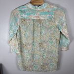 Soft Surroundings Womens XL Watercolor Ensconse Gauze Tunic Beachy Flowy Coastal Photo 3
