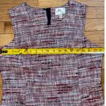 Milly Tweed red black and white mini‎ pencil dress size 8 Photo 2