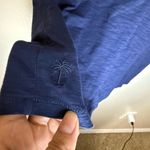 Lilly Pulitzer  Eto Pom Pom Navy Blue Short Sleeve Top Photo 1