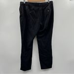 Theory  Pants Women's‎ Size 10 Black Wool Blend Cropped High Rise Straight Leg Photo 3