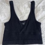 Urban Outfitters Black Ribbed Bralette Photo 1