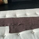 Coach Wool Blend Knit Brown Scarf One Size Photo 2