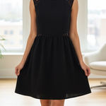 Speckless Mini Dress Womens 9 Black Lace Cap Sleeve Fit Flare Party Cocktail Size undefined Photo 0