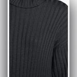 None NEW Turtle Neck Knit Pullover Sweater Dolman Batwing Sleeve Dress M Photo 4