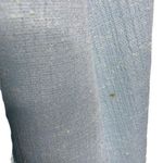 Forever Young Vintage 60s  Midi Shift Dress L Blue Linen Blend Tie Waist Buttons Photo 2