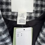 H&M  Checkered Coat sz S Photo 2