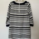 J.Crew  Silk Stripe Jules Dress Size 6 Photo 4