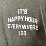 Torrid Womens Graphic "Its Happyhour Everywhere I Go" Short Sleeve Top 2X Photo 2