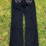 Wrangler Q Baby Jeans Bootcut Dark Blue Stretch Denim Women's 3/4 x 34 Photo 6