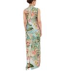 Isla & White High Neck Maxi Dress in Amalfi S Blue Photo 1