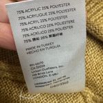 Anthropologie  Oh Deer Reindeer Sweater Intarsia Holiday Tan Small Photo 4